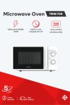 เตาอบไมโครเวฟ แบบตั้งโต๊ะ กำลังไฟฟ้า 700 วัตต์ ขนาด 20 ลิตร สีขาว