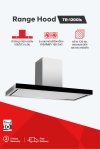 Island Range Hood with Touch Control and Ducted System