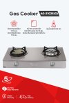 Double Burner Gas Stove with Infrared and Brass Burner [ Limited Edition ]