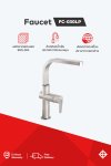 Kitchen faucet with ceramic valve and stainless steel 304 body