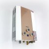 Gas water heater with adjustable temperature and 7 safety systems