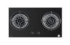 LGS-9112 Tempered glass Built-in-hob เตาแก๊ส 2 หัว แบบฝังเคาน์เตอร์ หน้ากระจก top