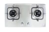 LBS-942N Stainless Built-in-hob เตาแก๊ส 2 หัว แบบฝังเคาน์เตอร์ หน้าสแตนเลส top