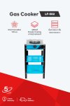 เตาแก๊สแบบชั้น 1 หัว หน้าสแตนเลส พร้อมชั้นวางของและช่องวางขวด