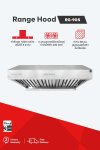 Commercial Range Hood with Dual Motor and Ducted System