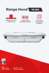 Slim Range Hood with Recirculation and Ducted System