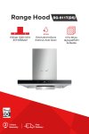 Smart Canopy Range Hood with Auto Clean and Touch Control
