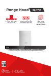 Canopy Range Hood with Touch Control and Crank Motor