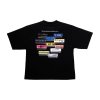NC VERIFY COLOR BOXY TEE (BLACK)