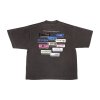NC VERIFY COLOR BOXY TEE (BROWN FADED)
