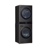 (จัดส่งฟรีพร้อมติดตั้ง) LG ตู้ซักผ้าและอบผ้าฝาหน้า WashTower ซัก 21 กก./อบ 16 กก. รุ่น WT2116SHBB  สีดำ