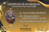 รุ่นชนะจน หลวงปู่ประเสริฐ สิริคุตโต *เนื้อทองแดงผิวไฟเดิม อุดผงทรายทอง/เกศา No.36