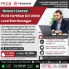 เปิดตัวหลักสูตรใหม่! PECB Certified ISO 31000 Lead Risk Manager ราคาพิเศษ!