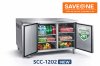 ตู้แช่เคาน์เตอร์ สแตนเลส แบบแช่เย็น ยี่ห้อ Sanden รุ่น SCC-1202 | SCC-1203 (COUNTER CHILLER)