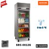 ตู้แช่สแตนเลส ทรงยืน 1 ประตูกระจก ﻿แช่เย็น ยี่ห้อ Sanden รุ่น ﻿SRC-0612G (530 ลิตร)