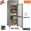 ตู้แช่สแตนเลส ทรงยืน 2 ประตูทึบ ﻿แช่เย็น ยี่ห้อ Sanden รุ่น ﻿SRC-0612 (530 ลิตร)
