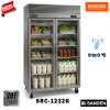 ตู้แช่สแตนเลส ทรงยืน 2 บานกระจก แช่เย็น ยี่ห้อ Sanden รุ่น SRC-1232G (1,030 ลิตร)