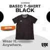 CAVEMAN BASIC T-SHIRT - BLACK