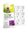 Drontal Plus Dog ยาถ่ายพยาธิสุนัข ดรอนทัล พลัส รสเนื้อ (แบ่งขาย 6 เม็ด) Exp.02/2027