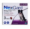 Nexgard Dog 10 - 25 กก [3 เม็ด/กล่อง] เนคการ์ด สุนัข (สีขาวม่วง)