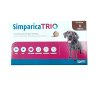 Simparica Trio สุนัข 40 - 60 กก [3 เม็ด/กล่อง] ซิมพาริก้า ทรีโอ้ [กล่องแถบ-สีน้ำตาล]