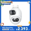 ✨ลดเหลือ 2393 ใช้คูปอง IMILAB25✨กล้องวงจรปิดภายนอก IMILAB EC6 Dual Pro 3K