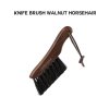Knife Brush walnut horse hair