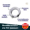 สายฝักบัวคริสตัลถ้วยยูเนียนทองเหลือง CECO