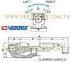 VERTEX HORIZONTAL Tilting Hydraulic Machine Vise,VHT-4U,6U