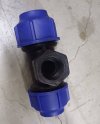 สามทางเกลียวใน ข้อต่อพีอีแบบสวมอัด - HDPE Female Tee