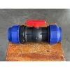 ข้อต่อบอลวาล์วพีอี แบบสวมอัด (HDPE Ball Valve)