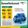ปั๊มหอยโข่ง ปั๊มน้ำไฟฟ้า 1 นิ้ว 0.5 แรง ยี่ห้อ : QB60 อินเตอร์ (INTER)