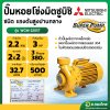 ปั๊มหอยโข่ง ปั๊มน้ำไฟฟ้า 2 นิ้ว 3 แรง 380V MITSUBISHI มิตซูบิชิ รุ่น WCM-2205T (3สาย) SUPER PUMP