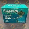 มิเตอร์น้ำ มาตรน้ำ มาตรวัดน้ำ ทองเหลือง ขนาด 1/2 (4หุน) ยี่ห้อ SANWA ซันวา