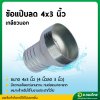 แป๊บรีด แป๊บลดเกลียวใน เหล็ก ข้อต่อสายยาง หางปลาไหล 4*3 นิ้ว (4นิ้ว ลด 3นิ้ว)