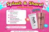 "Splash & Share!  แชร์ให้สุด แล้วลุ้นรับ แก้วสแตนเลส สกรีนชื่อ ฟรี!  "Splash & Share!  แชร์ให้สุด แล้วลุ้นรับ แก้วสแตนเลส สกรีนชื่อ ฟรี!