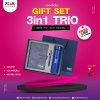 Gift Set 3in1 Trio สมุดโน๊ต ปากกา และกระบอกน้ำ พร้อมกล่อง