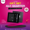 Gift Set 4in1 Quarter สมุด ปากกาแฟลชไดร์ฟ กระบอก พร้อมกล่อง