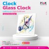 นาฬิกากระจกจัตุรัสไม่มีตัวเลข สำหรับงานสกรีน 19.6x19.6 ซม.