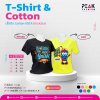 เสื้อยืด Cotton คอกลม-คอวี ทรงตรง มี 5 ไซส์และ 9 สีให้เลือก