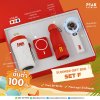 Summer Gift set F แก้วกาแฟดิจิตอล + พัดลมมือถือ + พาวเวอร์แบงค์