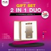 Gift Set 2in1 ชุดกิฟเซตแฟลชไดร์ฟ พาวเวอร์แบงค์ สกรีนโลโก้