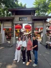 ลูกค้ารีวิวถ่ายรูปกลุ่มย่านเมืองโบราณ สถานที่ท่องเที่ยวฉงชิ่ง
