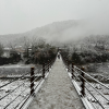 หมู่บ้านมรดกโลก Shirakawago ยามหิมะกำลังตก