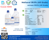Methanol 99.9% (AR Grade) @2.5-4L.