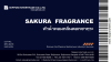 SAKURA  FRAGRANCE หัวน้ำหอมกลิ่นดอกซากุระ ขนาดบรรจุ 25g - 1,000g.