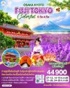 ทัวร์ญี่ปุ่น โอซาก้า โตเกียว  OSAKA KYOTO FUJI TOKYO COLORFUL 6D 4N บินTG เดินทาง กรกฎาคม 69 ราคาเริ่ม 44,900.- บาท