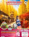 ทัวร์ญี่ปุ่น โตเกียว TOKYO FUJI NIKKO MOMIJI AUTUMN 6D 4N บินTG เดินทาง พ.ย.-ธ.ค. 69 ราคาเริ่ม 55,900.- บาท