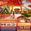 ทัวร์ญี่ปุ่น TOKYO OSAKA KYOTO SHIRAKAWAGO 6วัน 4คืน บินXJ เดินทาง ตุลาคม 68 ราคาเริ่ม 36,888 บาท