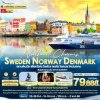 ทัวร์ยุโรป  สแกนดิเนเวีย Northern Charms  Sweden Norway Denmark 9วัน 6คืน บินEK เดินทาง  มี.ค.-พ.ค. 68  ราคาเริ่ม 79,888 บาท